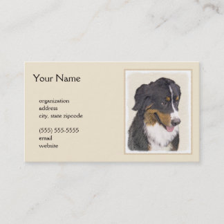 Carte De Visite Peinture bernoise de chien de montagne - Art origi