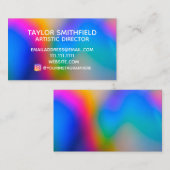 Carte De Visite Peinture colorée éclaboussure d'art personnalisé (Devant / Derrière)
