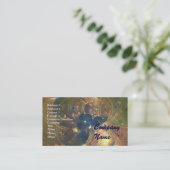 Carte De Visite Peinture d'abrégé sur espace extra-atmosphérique, (Debout devant)