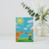 Carte De Visite Peinture d'amusement d'art de film de journée de (Debout devant)