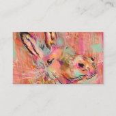 Carte De Visite peinture d'âne (Devant)