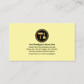 Carte De Visite Peinture de brosse Lignes de peinture de l'intérie (Dos)