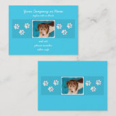 Carte De Visite Peinture de chiot Terrier Fox - Art de chien origi (Devant / Derrière)