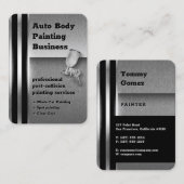 Carte De Visite Peinture de corps automatique en métal | Professio (Devant / Derrière)
