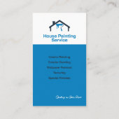 Carte De Visite Peinture de la maison (Dos)