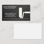 Carte De Visite Peinture de la maison en tableau noir (Devant / Derrière)