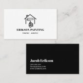 Carte De Visite Peinture de Maison (Devant / Derrière)
