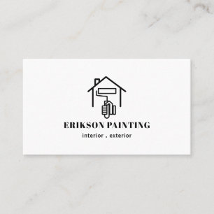 Carte De Visite Peinture de Maison