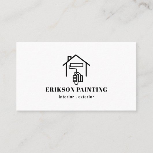Carte De Visite Peinture de Maison (Devant)