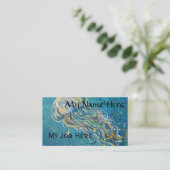 Carte De Visite peinture de méduses (Debout devant)