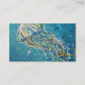 Carte De Visite peinture de méduses (Dos)
