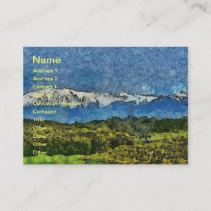Carte De Visite Peinture de paysage