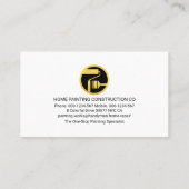 Carte De Visite Peinture de peinture murale en briques (Dos)