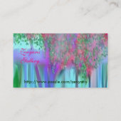 Carte De Visite Peinture de ressort (Dos)