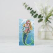 Carte De Visite Peinture de sirènes rêveuse (Debout devant)