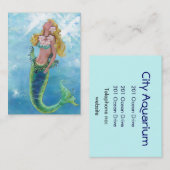 Carte De Visite Peinture de sirènes rêveuse (Devant / Derrière)