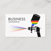 Carte De Visite Peinture de voiture Auto Body Work Paint Professio (Devant)