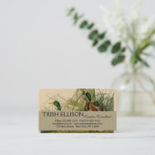 Carte De Visite Peinture d'oiseaux de Mallard Duck Audubon (Debout devant)