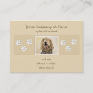 Carte De Visite Peinture d'Otterhound - Joli art original de chien