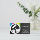 Carte De Visite Peinture du code QR (Debout devant)