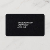 Carte De Visite Peinture du corps automatique | COOL (Dos)