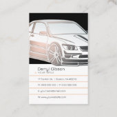 Carte De Visite Peinture du corps automatique | Moderne (Dos)