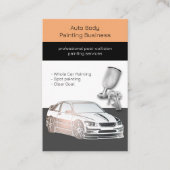 Carte De Visite Peinture du corps automatique | Moderne (Devant)