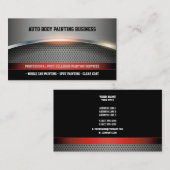 Carte De Visite Peinture du corps automatique | Moderne (Devant / Derrière)