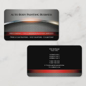 Carte De Visite Peinture du corps automatique | Moderne (Devant / Derrière)