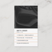 Carte De Visite Peinture du corps automatique | Moderne (Dos)