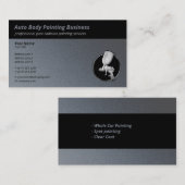 Carte De Visite Peinture du corps automatique | Platine profession (Devant / Derrière)