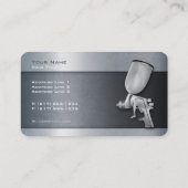 Carte De Visite Peinture du corps automatique | Professionnel (Dos)