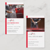 Carte De Visite Peinture du corps automatique | Professionnel (Devant / Derrière)