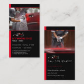 Carte De Visite Peinture du corps automatique | Professionnel (Devant / Derrière)