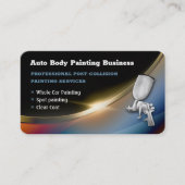 Carte De Visite Peinture du corps automatique | Professionnel Mode (Devant)