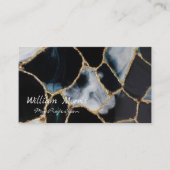 Carte De Visite Peinture en résine Peinture en marbre époxy (Devant)