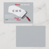 Carte De Visite Peinture et décoration (Devant / Derrière)