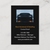 Carte De Visite Peinture Et Détail Automobile (Devant)