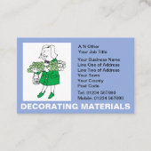 Carte De Visite Peinture et papier peint Matériaux de décoration (Devant)