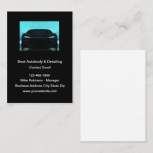 Carte De Visite Peinture et retouche de voitures automobiles