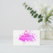 Carte De Visite Peinture expressive (Debout devant)