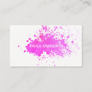 Carte De Visite Peinture expressive