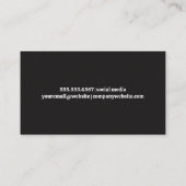 Carte De Visite Peinture Expressive Abstraite (Dos)