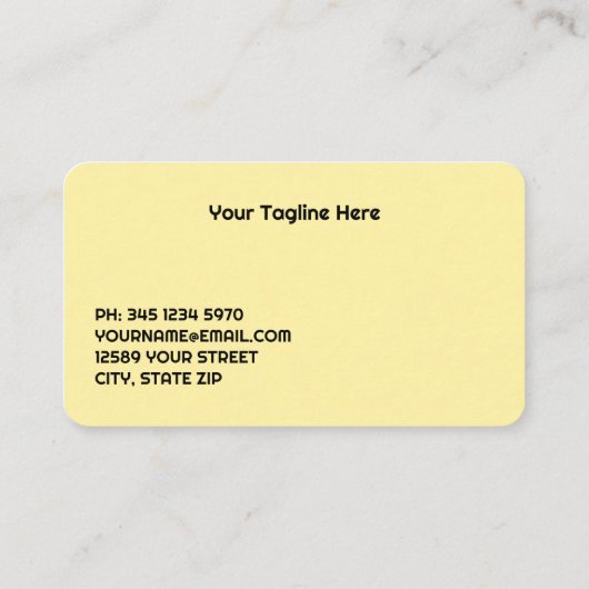 Carte De Visite Peinture faciale (Dos)