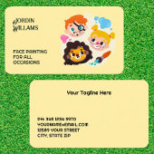 Carte De Visite Peinture faciale