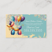 Carte De Visite Peinture faciale Balloon Twister Jaune (Devant)