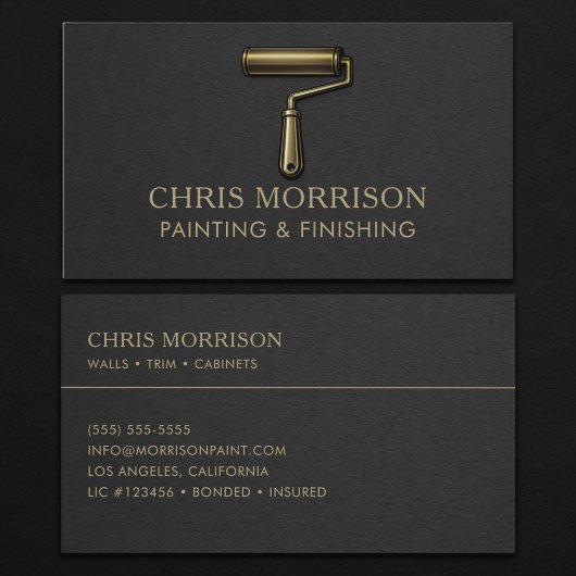 Carte De Visite Peinture & Finition Professionnel