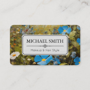 Carte De Visite Peinture Floral Élégant Moderne #2
