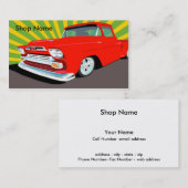 Carte De Visite Peinture fraîche (Devant / Derrière)