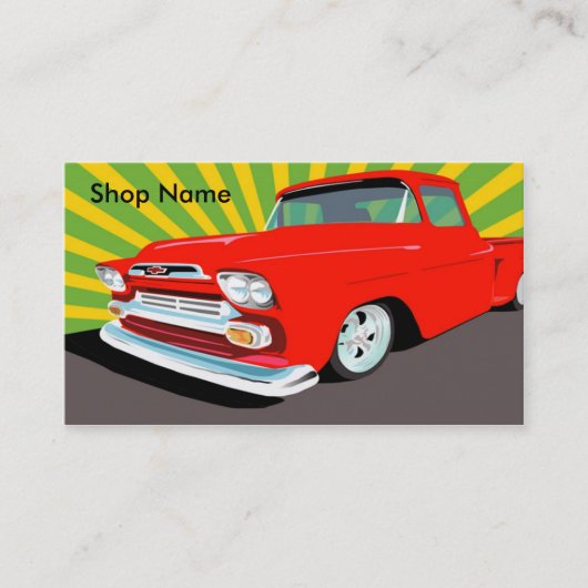 Carte De Visite Peinture fraîche (Devant)